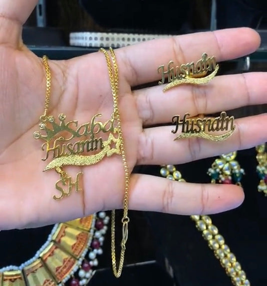 Necklace &. Stud name